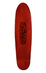 RMP Mandala Longboard Deck - Natural/Dark Maroon - 9” x 36.5”