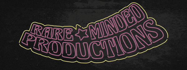 Rare Minded Productions Neon Sweep Logo