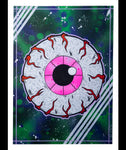 Eyeball Jam Painting - 18" x 24" - Pink