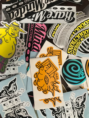 Rmp Merch RMP Sticker Pack – Rare Minded Productions Store